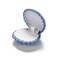Cute Shell Velvet Gift Box Ring Pendant Jewelry Earrings Storage Display Case